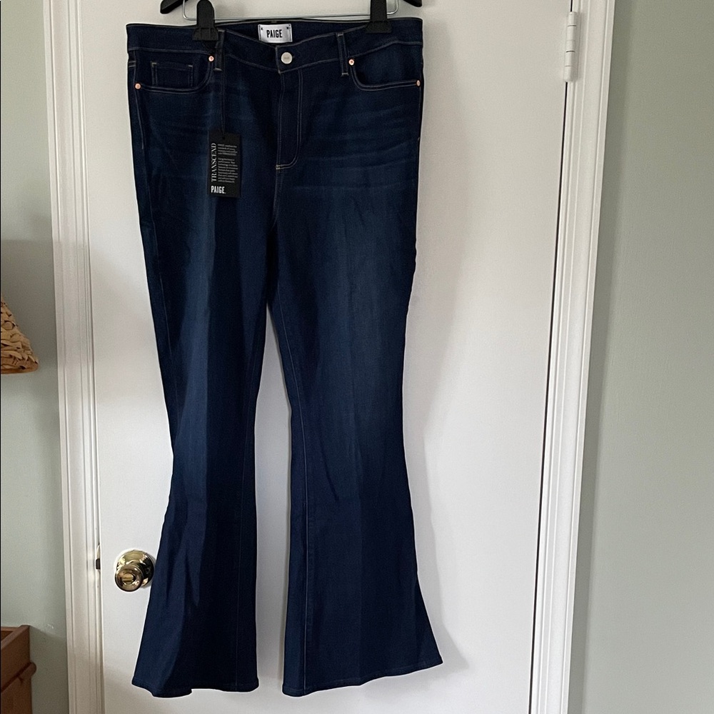 PAIGE Bell Canyon High Rise Flare Jeans in Petite